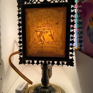 DISNEY HAUNTED MANSION HOLIDAY EVENT PORCELAIN LITHOPHANE  NIB